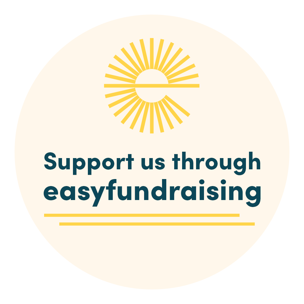 Support us through Easyfundraising sticker